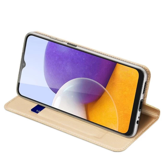 Чехол Dux Ducis Skin Pro для Samsung Galaxy A22 5G Gold (6934913050590)