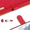 Чехол Dux Ducis Hivo Leather Flip Wallet для Samsung Galaxy S21 FE Red (6934913048696)