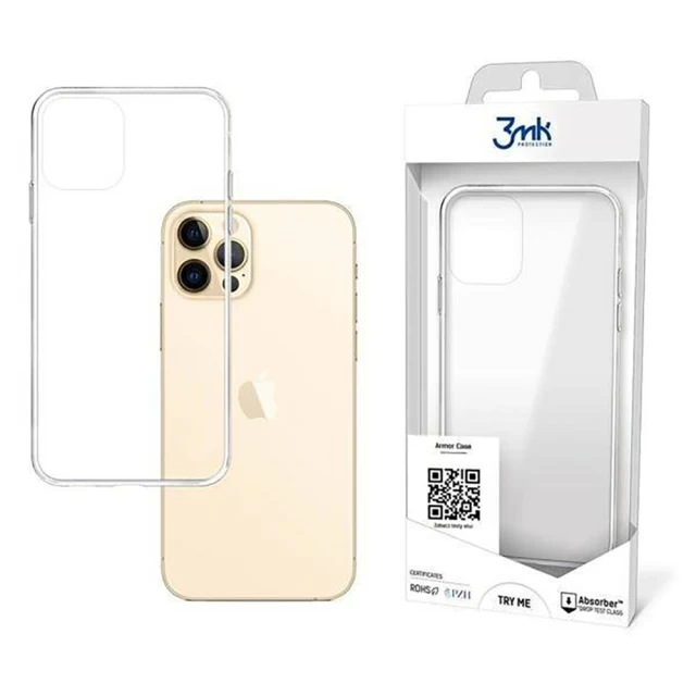 Чехол 3mk Armor Case для iPhone 12 | 12 Pro Transparent (5903108288873)