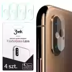 Захисне скло 3mk для камери iPhone XS Max Lens Protection (4 pack) Transparent (5903108105583)