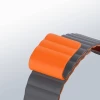 Ремешок Dux Ducis Magnetic Strap для Apple Watch 49 | 45 | 44 | 42 mm Gray Orange (Chain Version) (6934913044780)