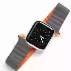 Ремешок Dux Ducis Magnetic Strap для Apple Watch 49 | 45 | 44 | 42 mm Gray Orange (Chain Version) (6934913044780)