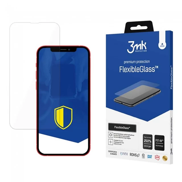 Захисне скло 3mk FlexibleGlass для iPhone 13 Pro Max Transparent (5903108412766)