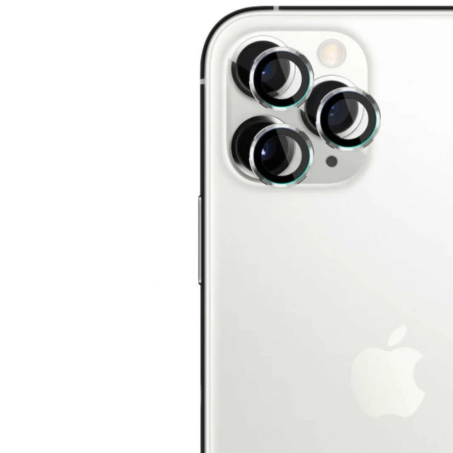 Защитное стекло 3mk для камеры iPhone 11 Pro | 11 Pro Max Lens Protection Pro with Mounting Frame (5903108452304)