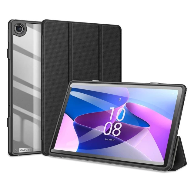 Чохол Dux Ducis Toby Armored Flip Smart Case для Lenovo Tab M10 Plus Gen 3 Black (6934913037102)