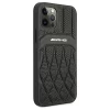Чехол Mercedes для iPhone 12 Pro Max Leather Curved Lines Black (AMHCP12LOSDBK)