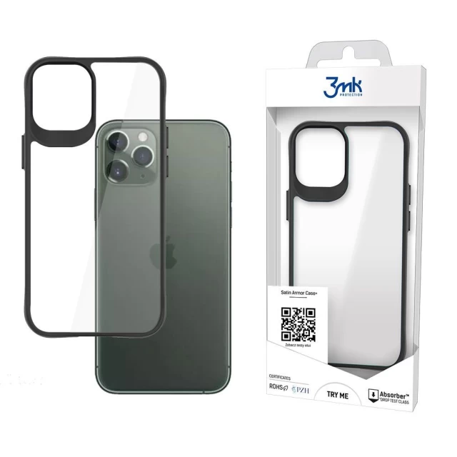Чехол 3mk Satin Armor Case Plus для iPhone 11 Pro Transparent (5903108441834)