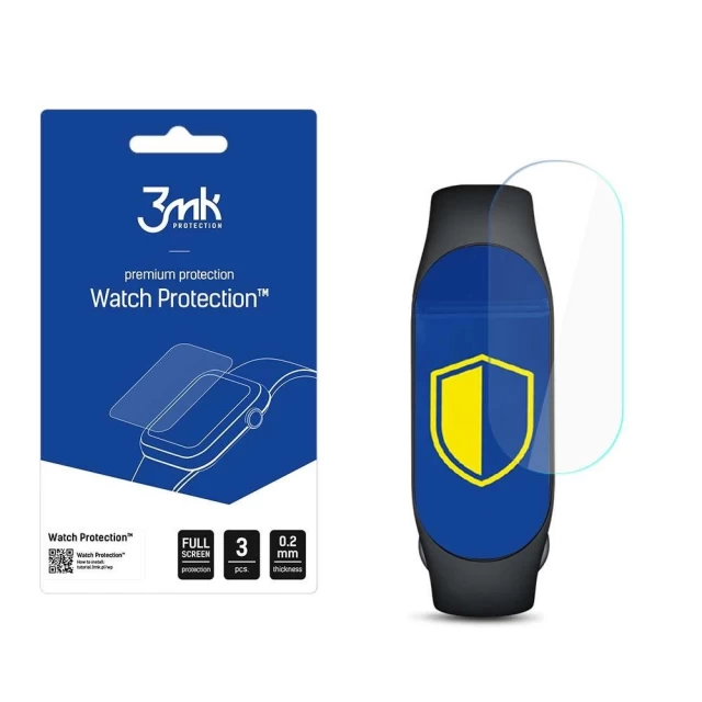 Захисна плівка 3mk ARC Plus для Xiaomi Smart Band 7 Transparent (3 Pack) (3mk Watch ARC(219))