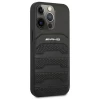 Чехол Mercedes для iPhone 14 Pro Max Leather Debossed Lines Black (AMHCP14XGSEBK)