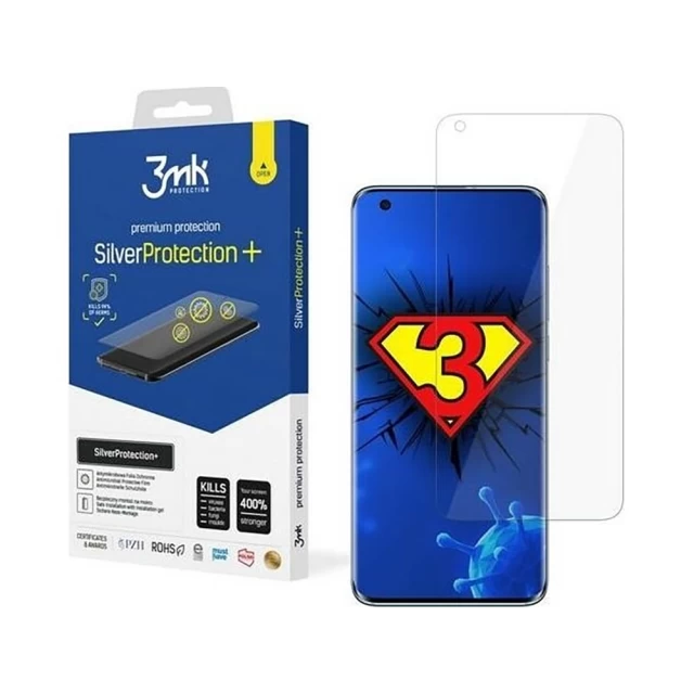 Захисна плівка 3mk SilverProtection Plus для Xiaomi Mi 10 Pro Transparent (3mk Silver Protect+(223))