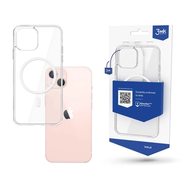 Чехол 3mk Mag Case для iPhone 14 Transparent with MagSafe (5903108476430)
