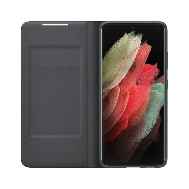 Чохол-книжка Samsung LED View Cover для Samsung Galaxy S21 Ultra (G998) Black (EF-NG998PBEGEE)