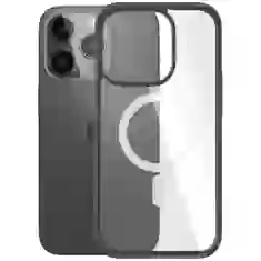 Чехол PanzerGlass Clear Case для iPhone 14 Pro Black with MagSafe (414)