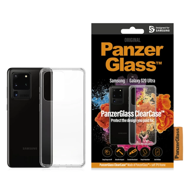 Чехол PanzerGlass Clear Case для Samsung Galaxy S20 Ultra (G988) Clear (0237)