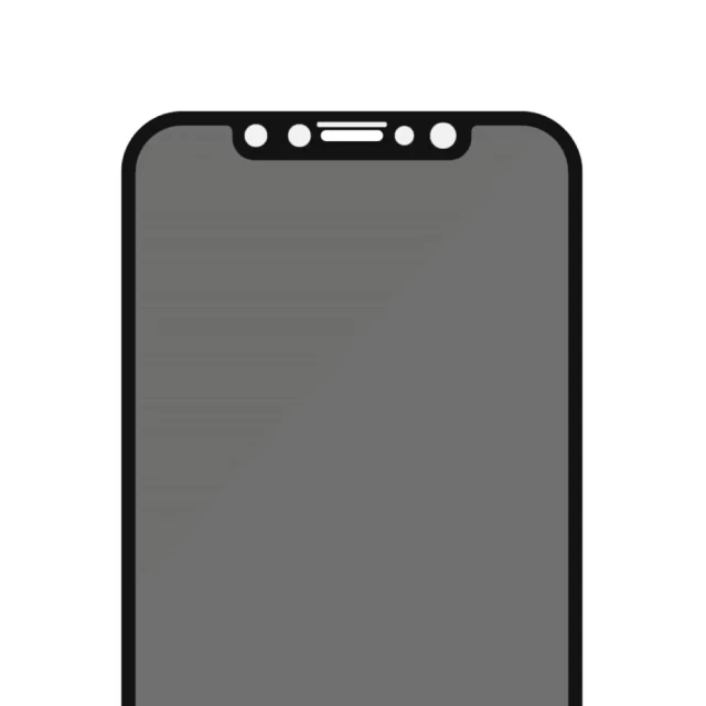Захисне скло PanzerGlass Super Plus Privacy для iPhone 11 | XR Black (P2665)