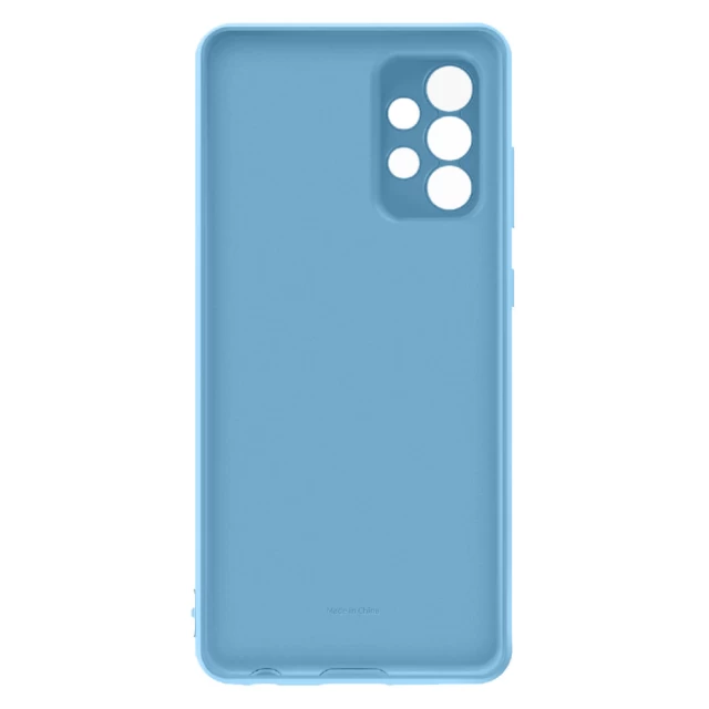 Чехол Samsung Silicone Cover для Samsung Galaxy A72 (A725) Blue (EF-PA725TLEGWW)