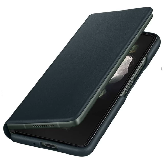 Чохол Samsung Leather Flip Cover для Samsung Galaxy Fold3 (F926) Green (EF-FF926LGEGWW)