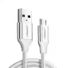 Кабель Ugreen US290 USB-A to microUSB Fast Charging 1m White (60151)