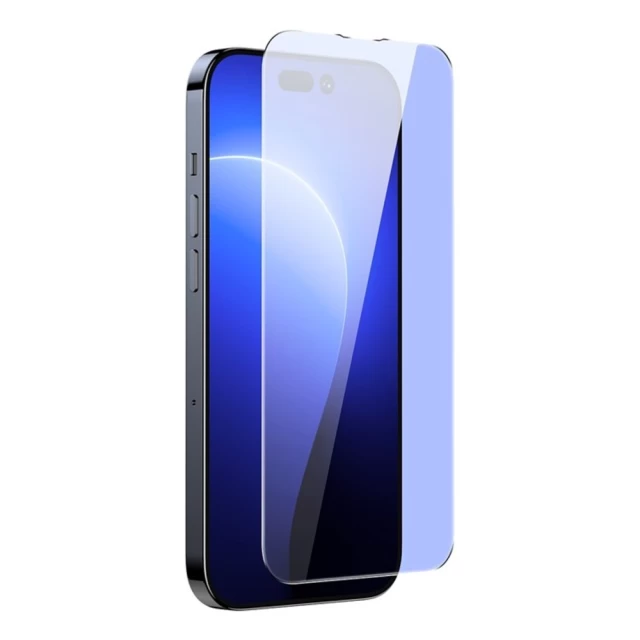 Захисне скло Baseus Anti-blue Light 0.3mm для iPhone 14 Pro (2 pack) (SGBL080102)