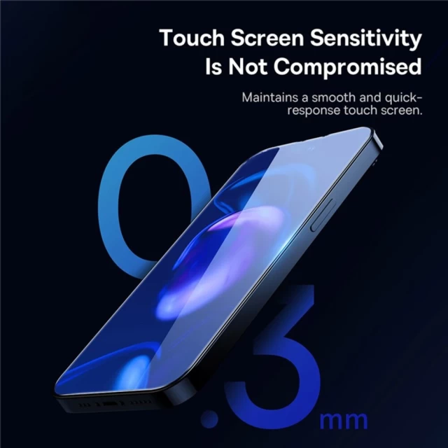 Захисне скло Baseus Anti-blue Light 0.3mm для iPhone 14 Pro (2 pack) (SGBL080102)