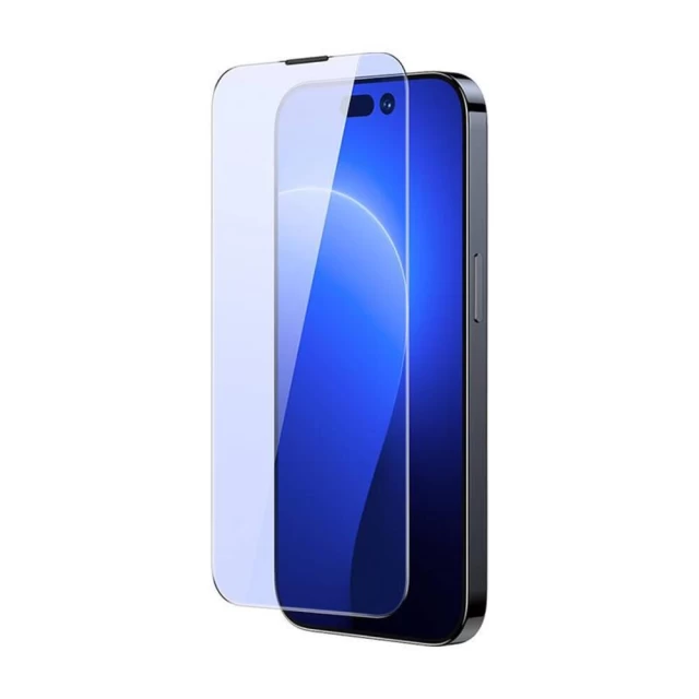 Защитное стекло Baseus Crystal Anti-blue Light 0.3mm для iPhone 14 Pro (2 pack) (SGBL120102)