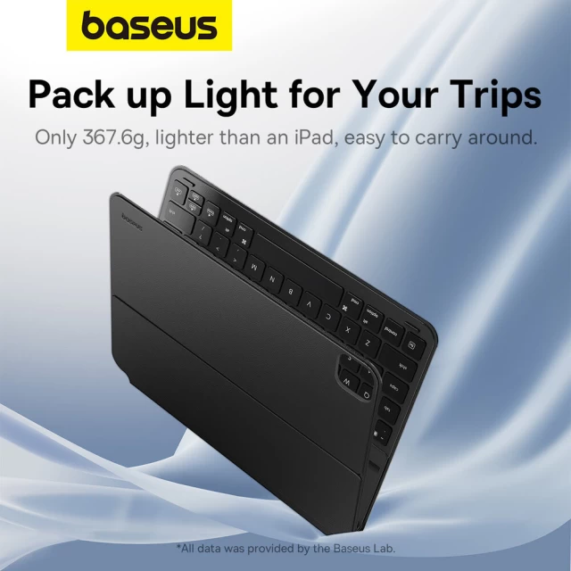 Чохол-клавіатура Baseus Brilliance with Simple Series USB-C Cable для iPad mini 6 Black (P40112602111-00)