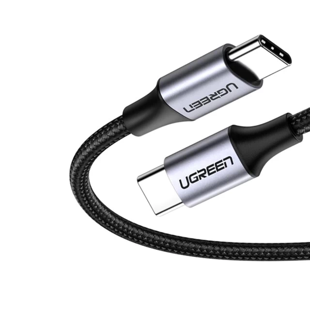 Кабель Ugreen US261 USB-C to USB-C 60W 2m Black (50152)