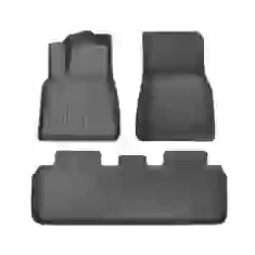 Комплект ковриков Baseus T-Space для Tesla Model Y (3 Pack) Black (C20751300111-00)