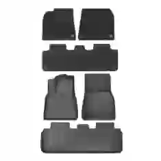 Комплект килимків Baseus T-Space для Tesla Model 3 (6 Pack) Black Polypropylene (C20751300111-01)