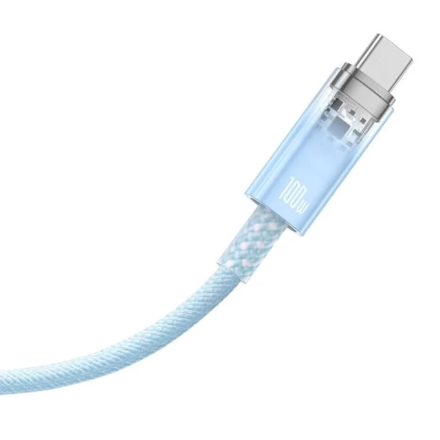 Кабель Baseus Explorer FC USB-A to USB-C 6A 2m Blue (CATS010503)
