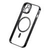 Чехол и защитное стекло Baseus Glitter для iPhone 14 Black with MagSafe (ARMC010001)