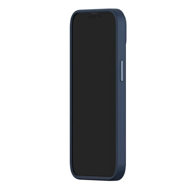 Чехол и защитное стекло Baseus Liquid Silica для iPhone 14 Pro Blue (ARYT001703)