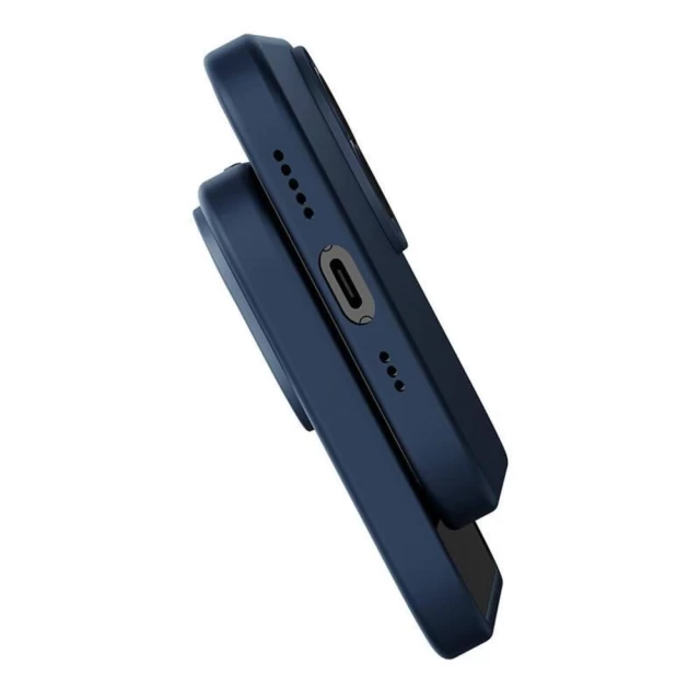 Чохол і захисне скло Baseus Liquid Silica для iPhone 14 Pro Blue (ARYT001703)