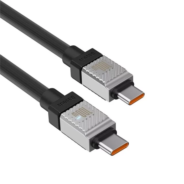 Кабель Baseus CoolPlay USB-C to USB-C 100W 1m Black (CAKW000201)