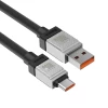 Кабель Baseus CoolPlay USB-A to USB-C 100W 1m Black (CAKW000601)