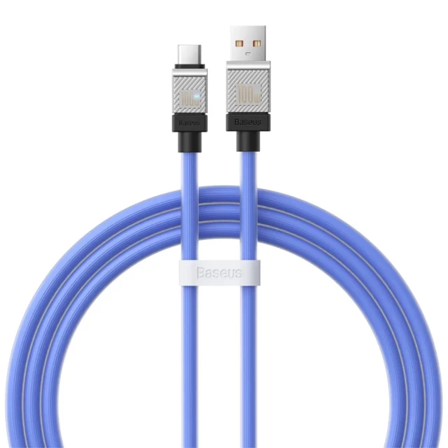 Кабель Baseus CoolPlay USB-A to USB-C 100W 1m Blue (CAKW000603)