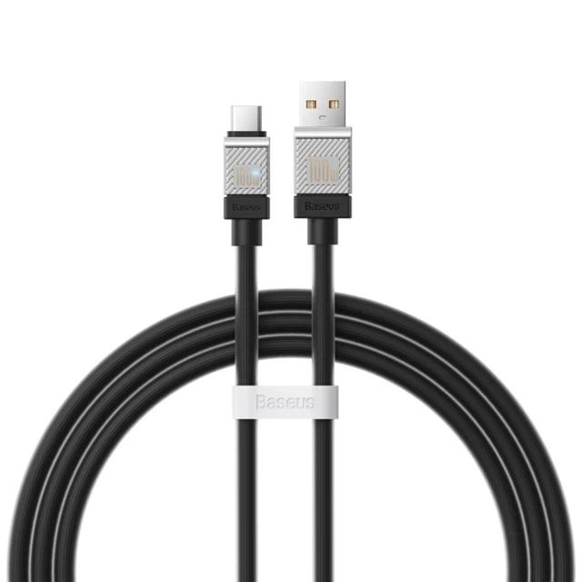 Кабель Baseus CoolPlay USB-A to USB-C 100W 2m Black (CAKW000701)