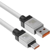 Кабель Baseus CoolPlay USB-A to USB-C 100W 2m White (CAKW000702)