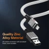 Кабель Baseus CoolPlay USB-A to Lightning 2.4A 1m White (CAKW000402)