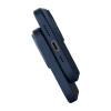 Чохол і захисне скло Baseus Liquid Silica для iPhone 14 Blue with MagSafe (ARYC000403)