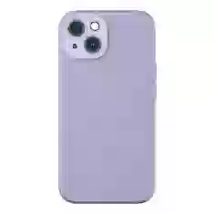 Чехол и защитное стекло Baseus Liquid Silica Gel Case with Cleaning Kit для iPhone 14 Lavender (ARYT020005)