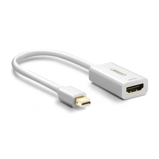 Адаптер Ugreen MD112 mini DisplayPort to HDMI 4K White (40361)