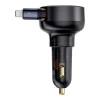 Автомобільний зарядний пристрій Baseus Enjoyment Pro USB-C with Lightning Cable 60W Black (C00057803111-00)