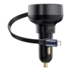 Автомобільний зарядний пристрій Baseus Enjoyment Pro USB-C with Lightning Cable 60W Black (C00057803111-00)
