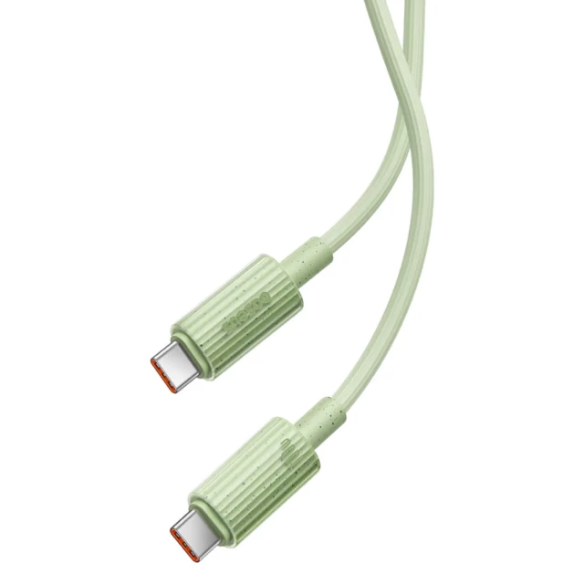 Кабель Baseus Habitat USB-C to USB-C 100W 2m Green (P10360202631-01)