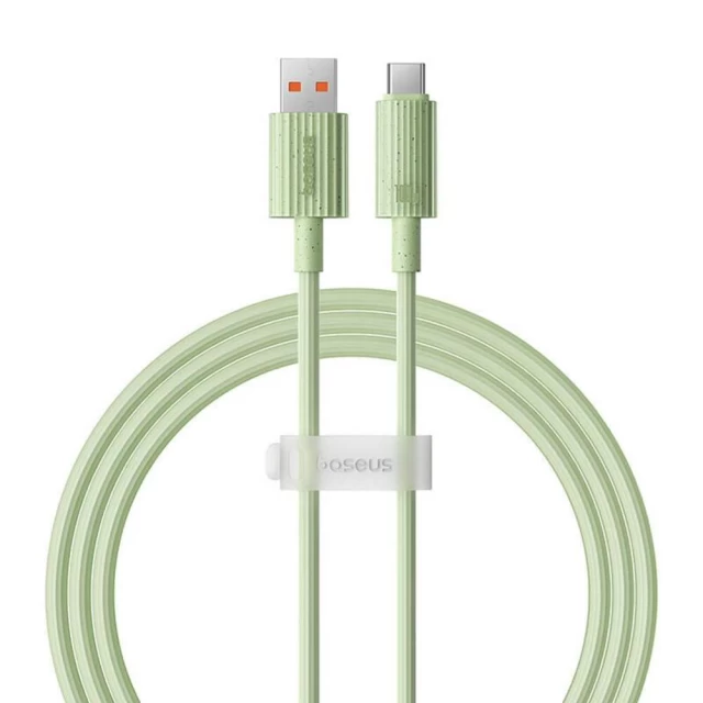 Кабель Baseus Habitat USB-A to USB-C 100W 1m Green (P10360203631-00)