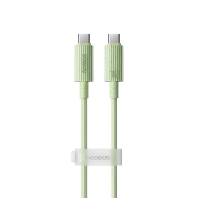 Кабель Baseus Habitat USB-C to USB-C 100W 1m Green (P10360202631-00)