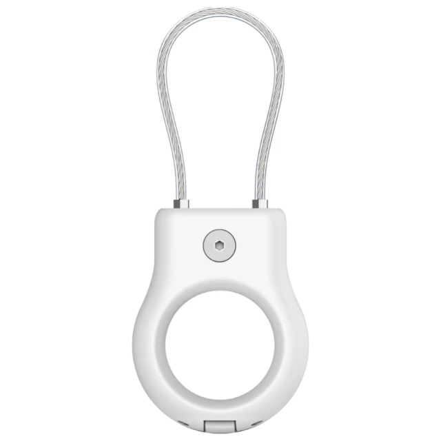 Брелок со шнуром Belkin Secure Holder with Wire Cable для AirTag White (MSC009BTWH)