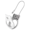 Брелок зі шнуром Belkin Secure Holder with Wire Cable для AirTag White (MSC009BTWH)