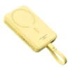 Портативний зарядний пристрій Baseus Magnetic Mini with USB-C to USB-C Cable 0.3m 10000 mAh 30W Yellow with MagSafe (P1002210BY23-00)